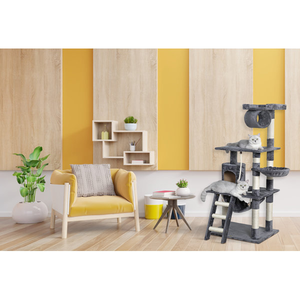 Go Pet Club 62" Cat Tree & Reviews Wayfair